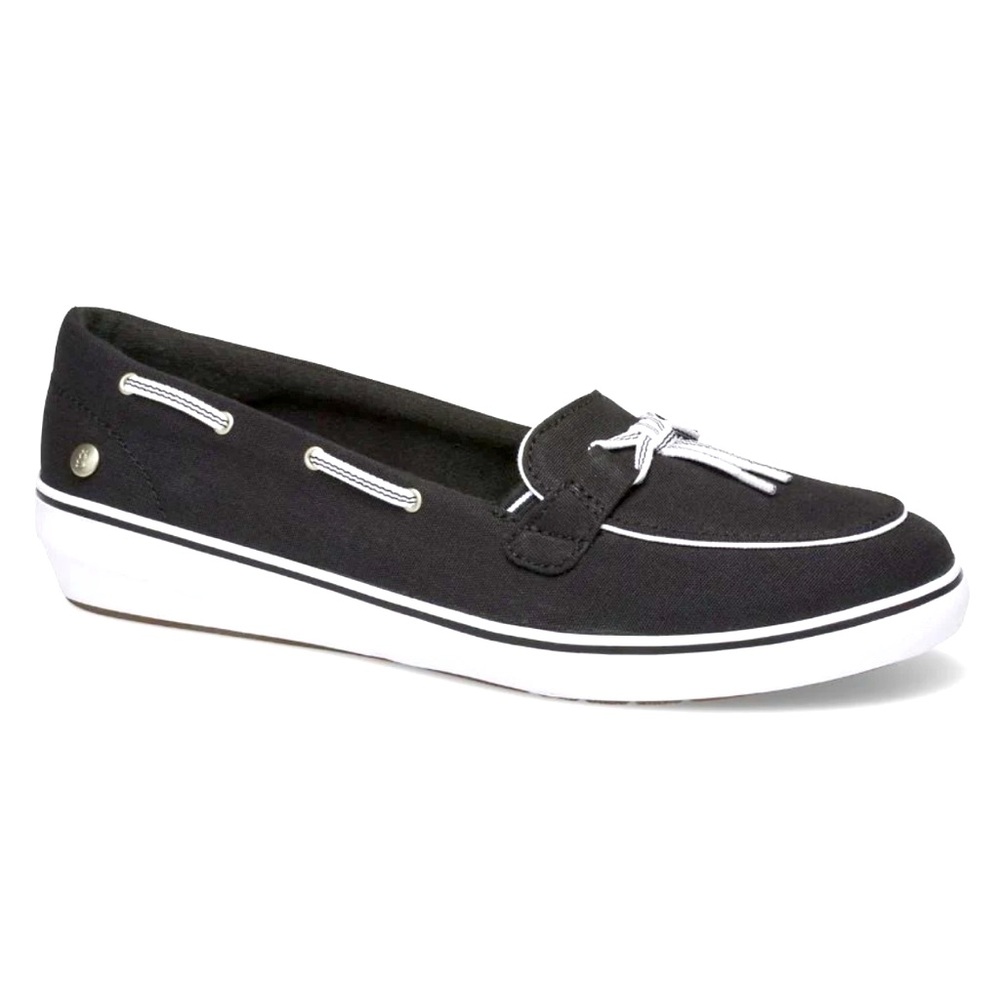 Women’s Keds Grasshopper Windsor Lace Slip On Tennis Shoes Size 11 Black & White